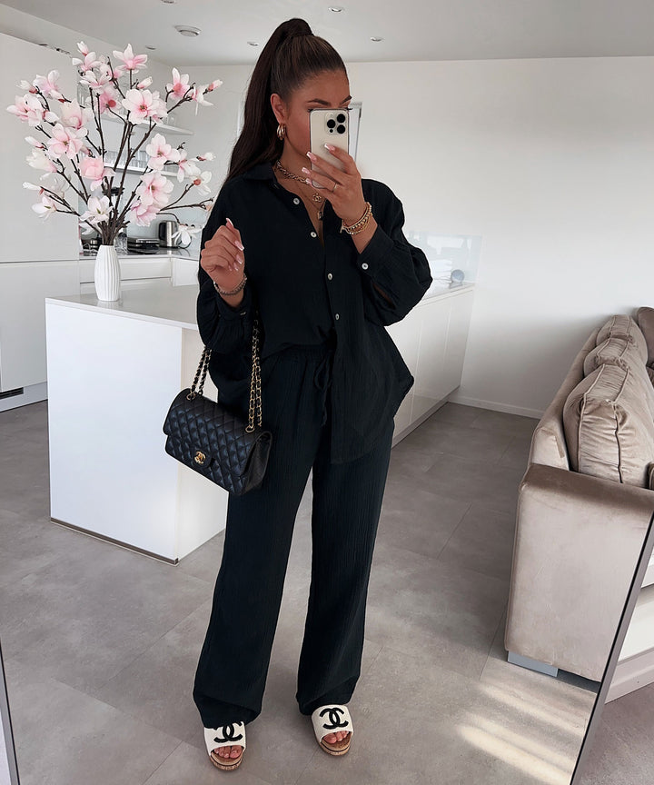 Musselin Set Gabriela Schwarz Ladypolitan ♡