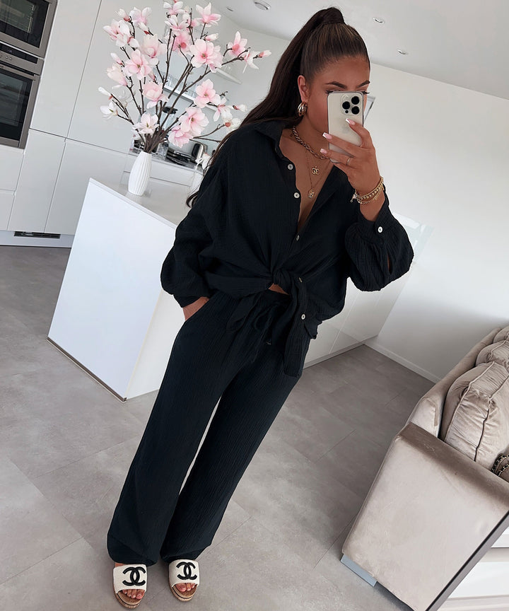 Musselin Set Gabriela Schwarz Ladypolitan ♡