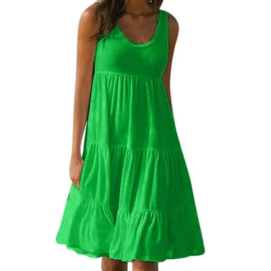 Nina | Elegantes, Fließendes Damen Midi Kleid – Bequemes Sommerkleid für Jeden Anlass 3