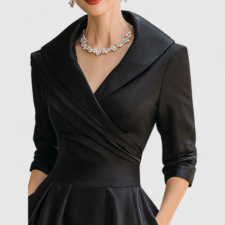 Nivara | Elegantes Midikleid mit V-Ausschnitt 5