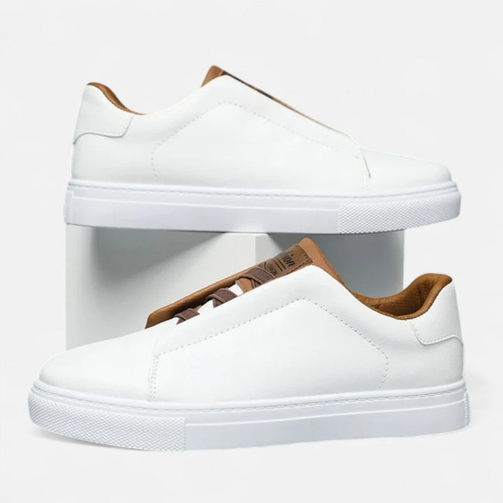 Noah | Stilvolle und bequeme Leder-Sneaker zum Hineinschlüpfen 0