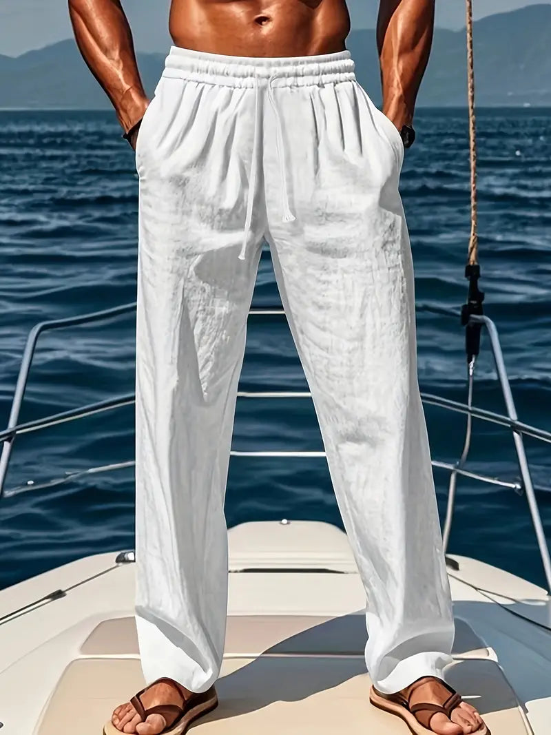 Maximilian | Lässige Leinenhose