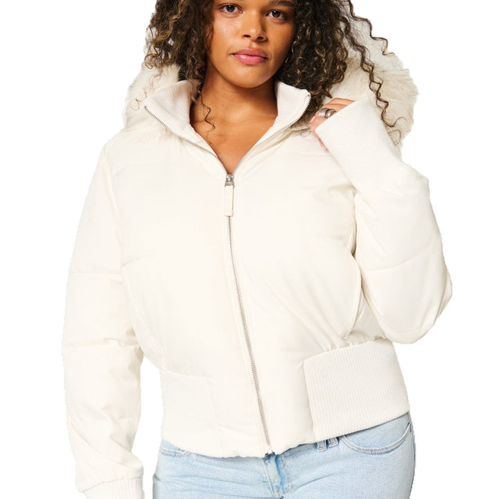 Angela | Warme Stilvolle Winter Kapuzenjacke für Damen