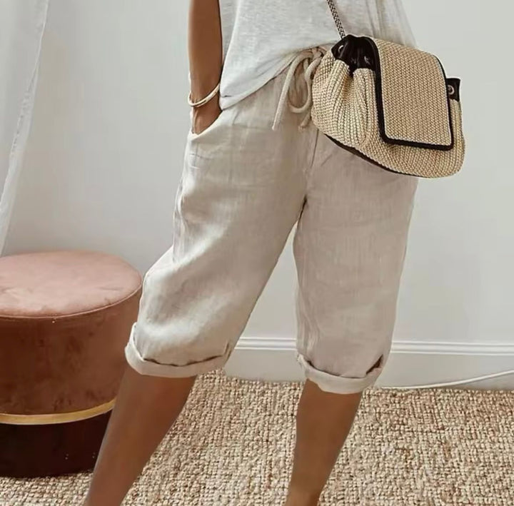Nora | Kurze Hosen Damen – Atmungsaktiv, Bequem & Stilvoll für den Sommer 0