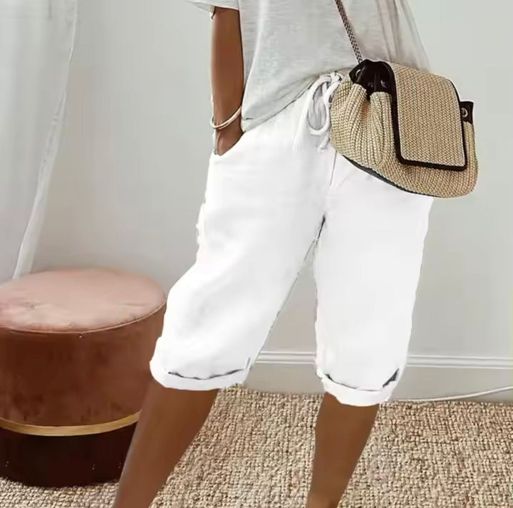 Nora | Kurze Hosen Damen – Atmungsaktiv, Bequem & Stilvoll für den Sommer 9