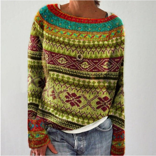 Norwegerpullover Damen | Pullover Norwegermuster | Traditionelles Design & wohlige Wärme