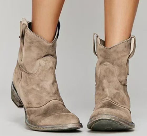 Julia | Elegante und bequeme Stiefeletten aus Wildleder
