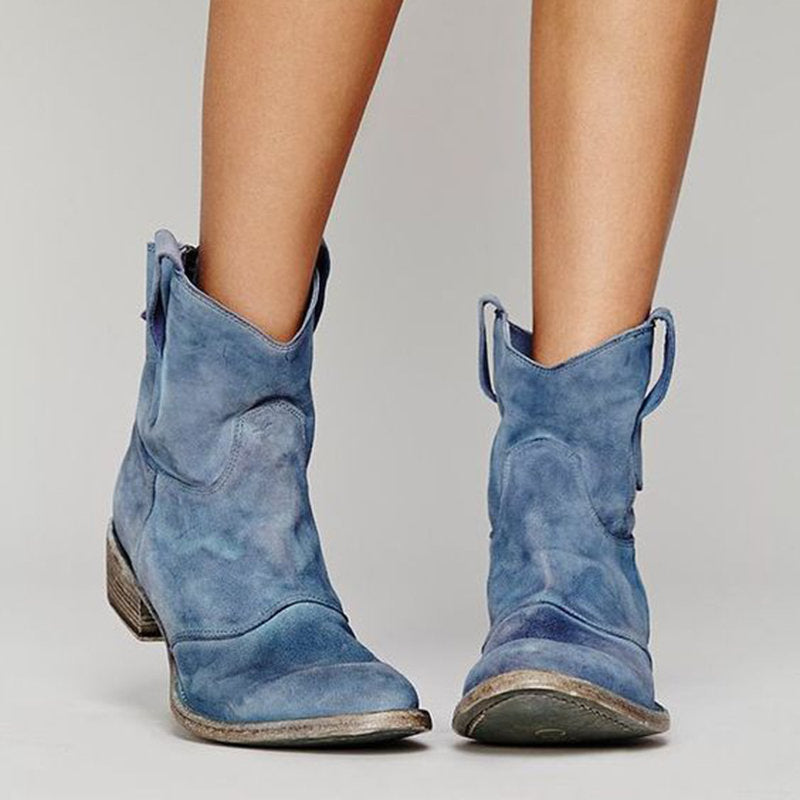 Julia | Elegante und bequeme Stiefeletten aus Wildleder