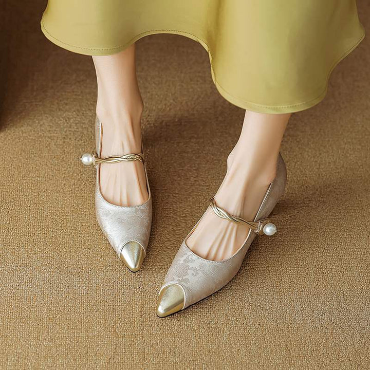 Pumps mit Kitten-Heel für Damen