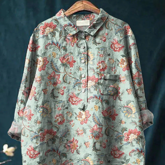 Anita Französische Vintage-Bluse Damen | Elegante Bluse