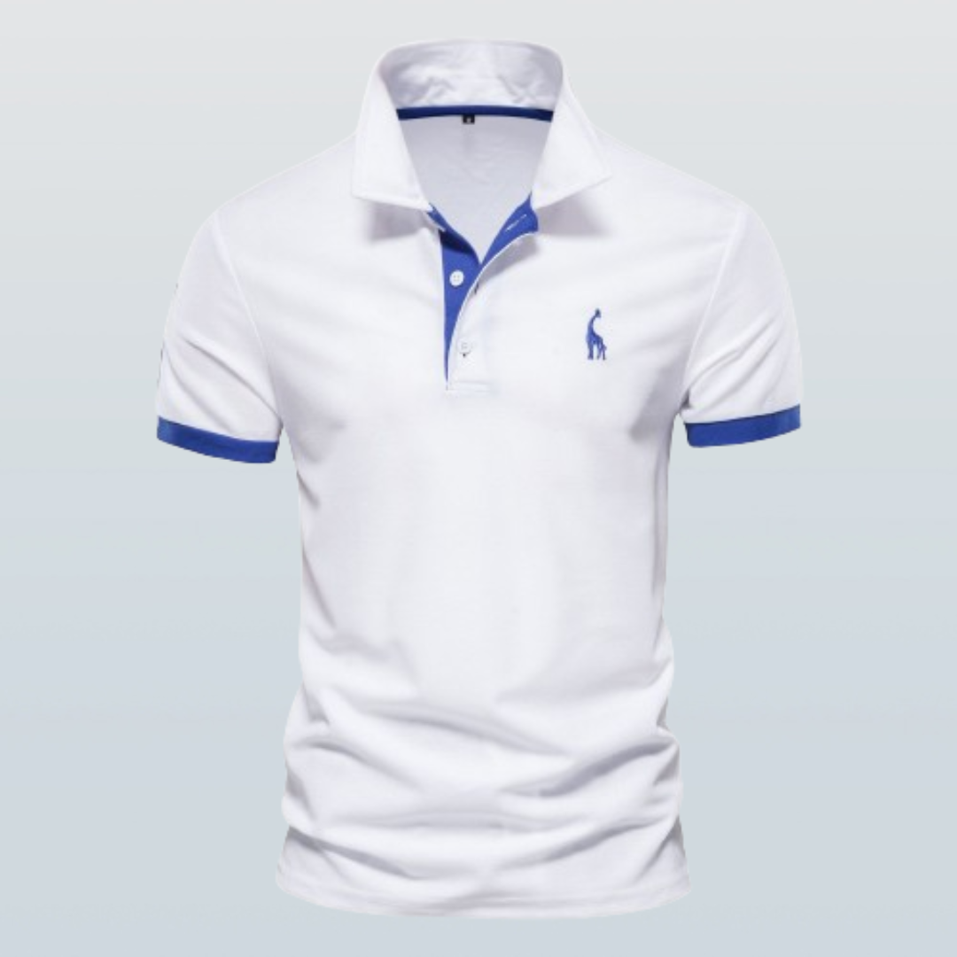 Sven | Herren Kontrastbesatz Kurzarm Polo-Shirt