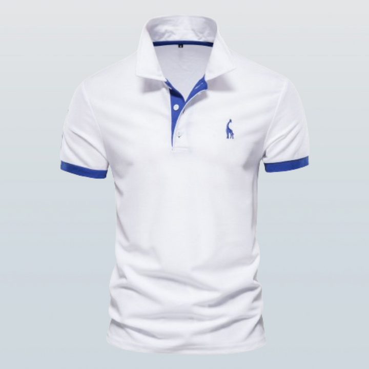 Sven | Herren Kontrastbesatz Kurzarm Polo-Shirt