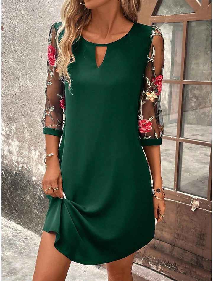 Stefanie – Women's Floral Shirt Dress - Image 5