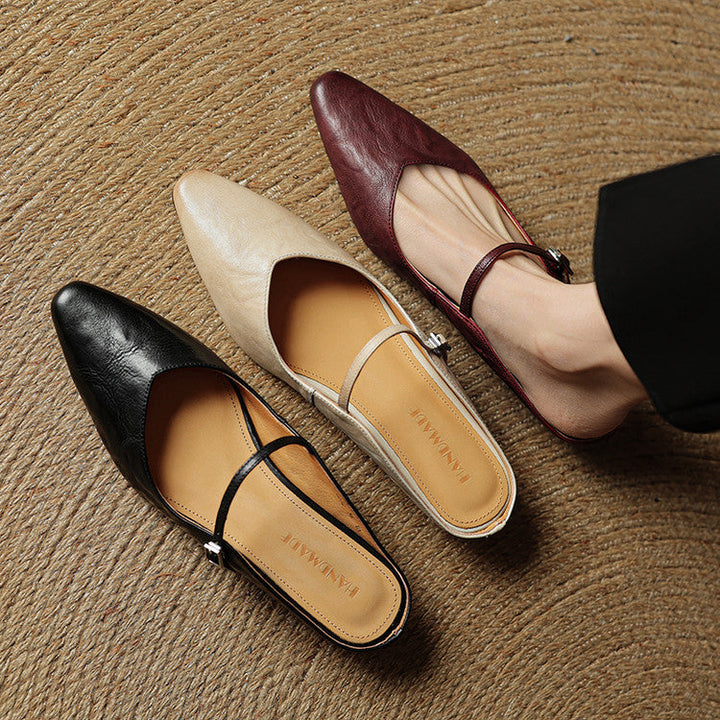 Maja – Women Genuine Leather Mules - Image 15