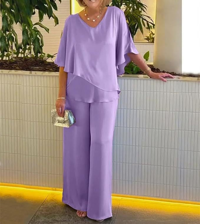 Sarah – Effortless Wide-Leg Set for Women - Image 4