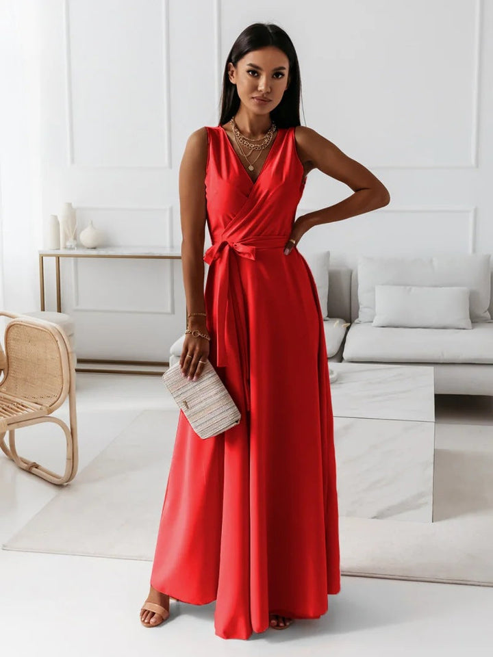 Annika – Women Floral Print Wedding Guest Dress - Image 4