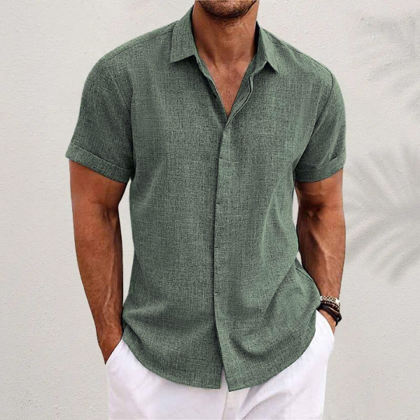 Marcel – Men's Linen Shirt - Image 2