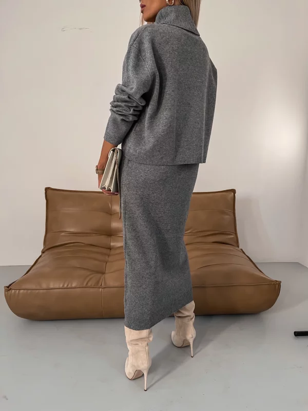 Odette – Set mit Kleid und Rollkragen