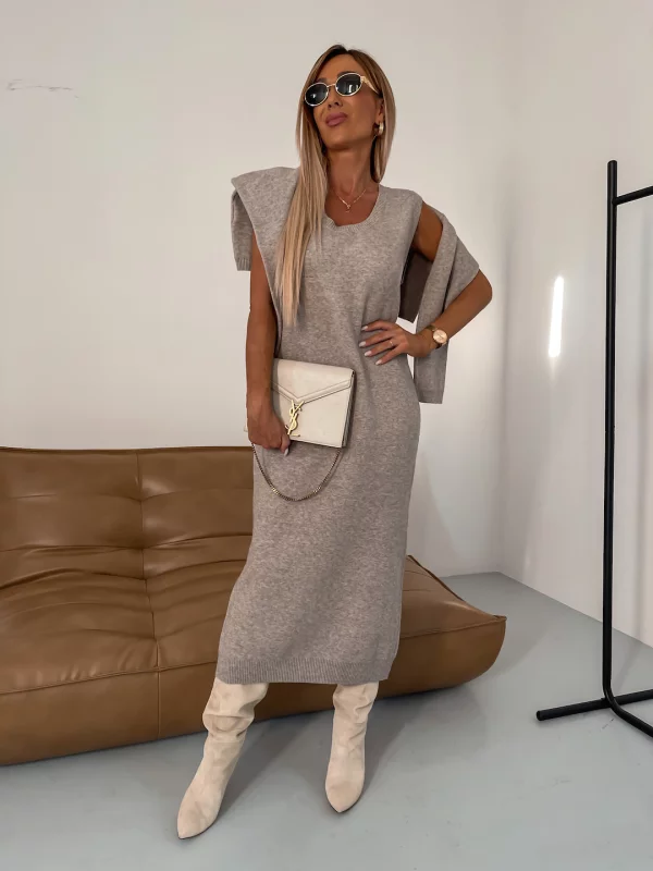 Odette – Set mit Kleid und Rollkragen