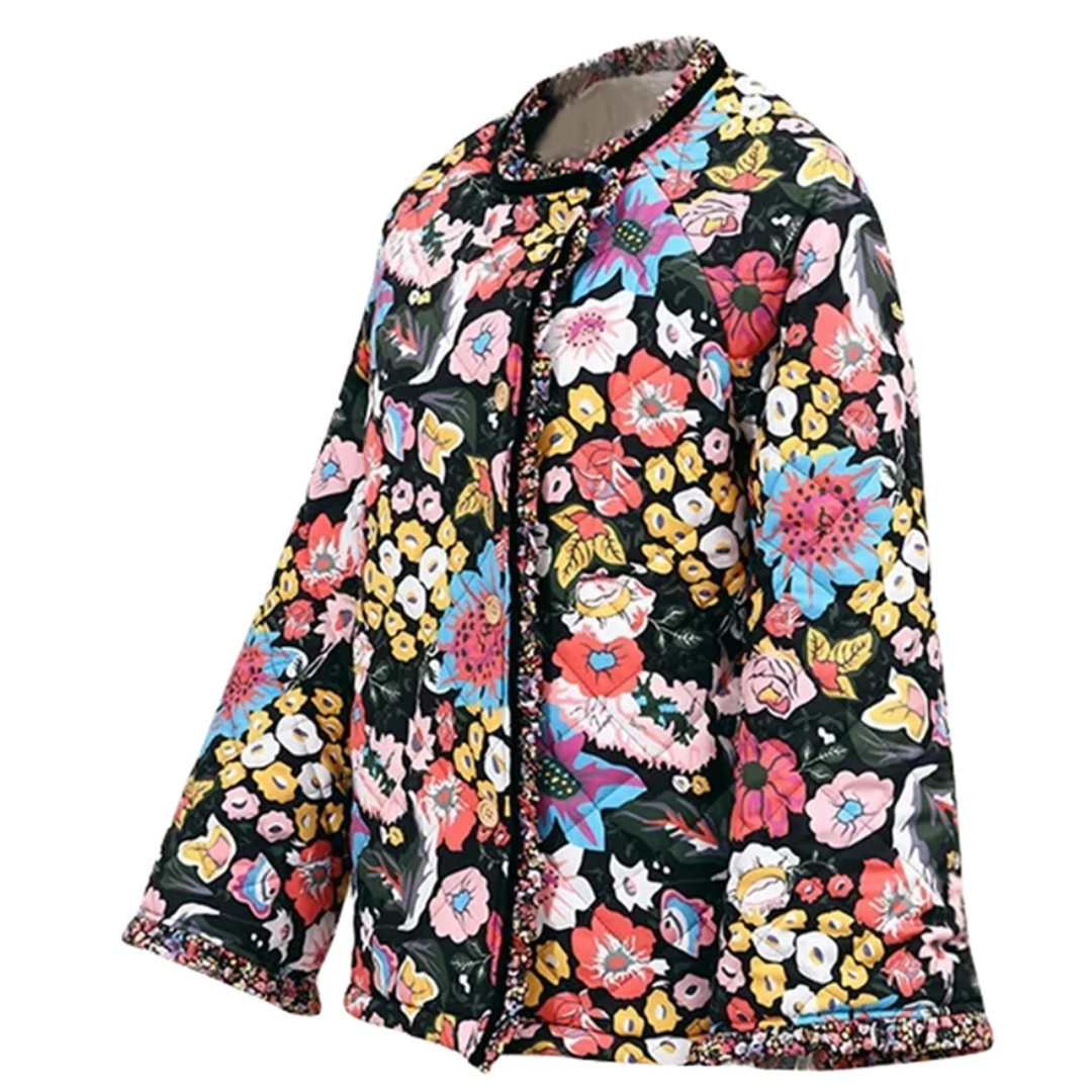 Odettei | Damen Blumen Jacke | Frühling