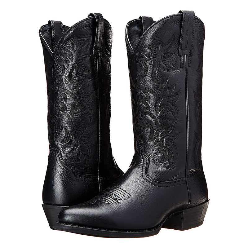 Olivie | Cowboystiefel Herren – Strapazierfähig, Bequem & Stilvoll in Schwarz 0