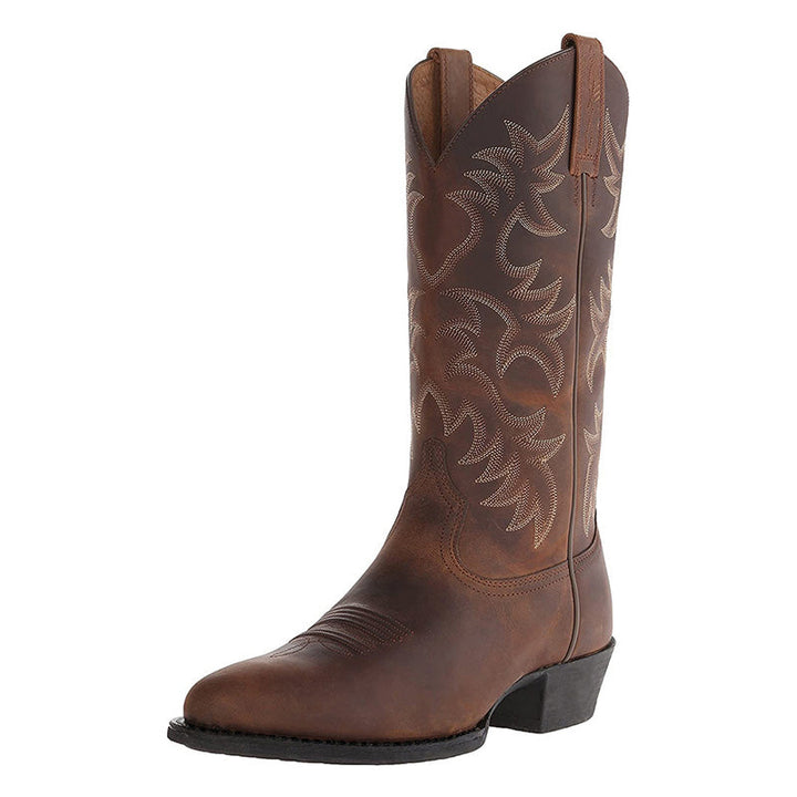 Olivie | Cowboystiefel Herren – Strapazierfähig, Bequem & Stilvoll in Schwarz 4