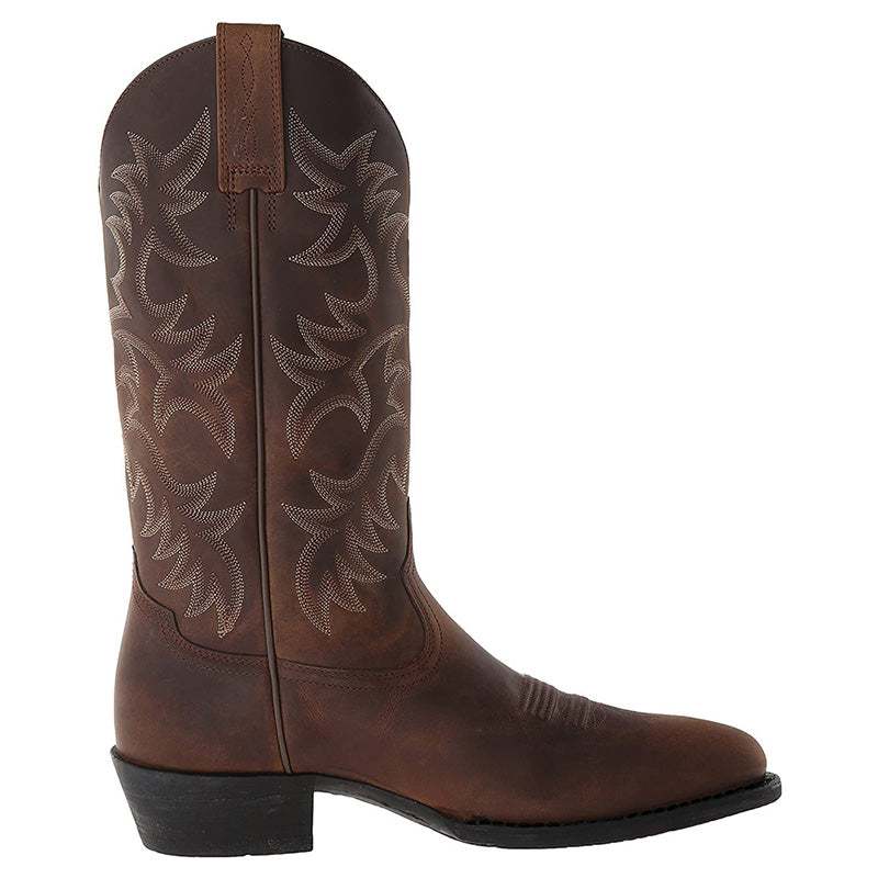 Olivie | Cowboystiefel Herren – Strapazierfähig, Bequem & Stilvoll in Schwarz 8