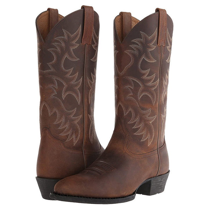 Olivie | Cowboystiefel Herren – Strapazierfähig, Bequem & Stilvoll in Schwarz 9