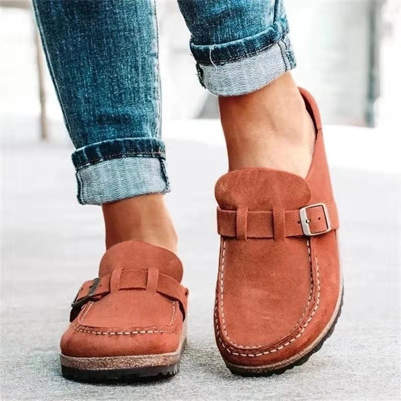 Orthopädische Mokassins Herren Slip-on mit Schnalle