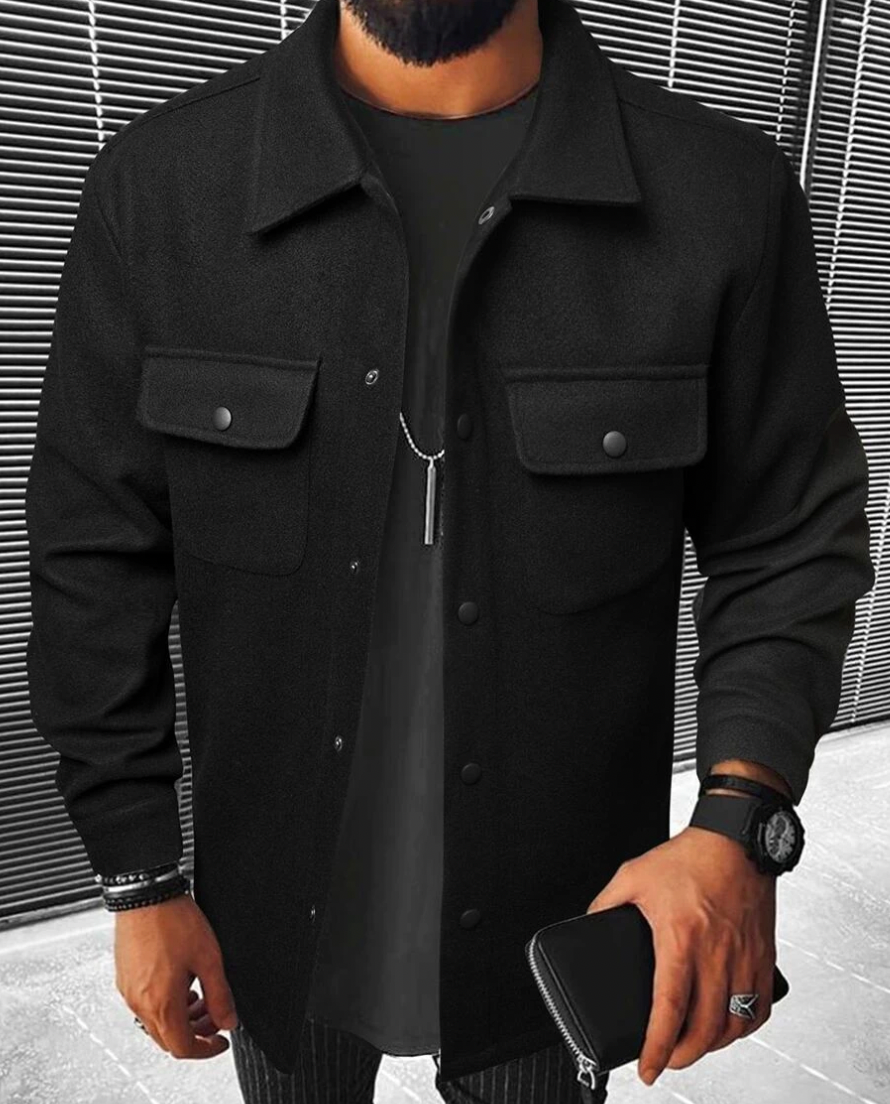 Finn – Overshirt mit Knöpfen für Herren