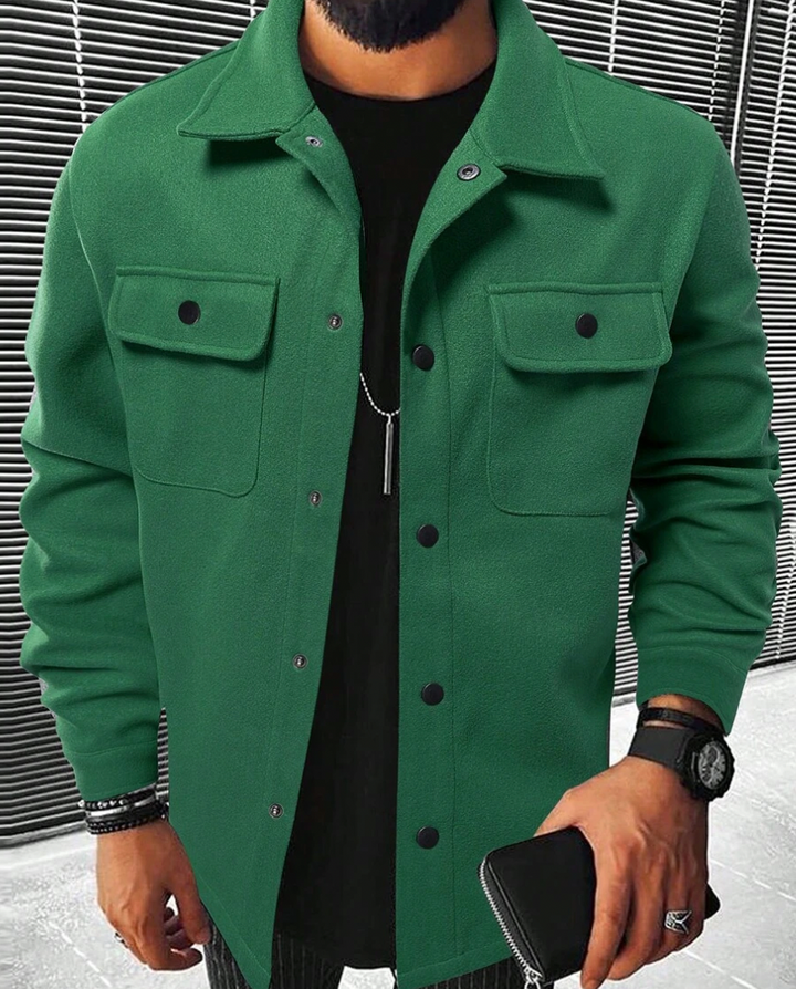 Finn – Overshirt mit Knöpfen für Herren