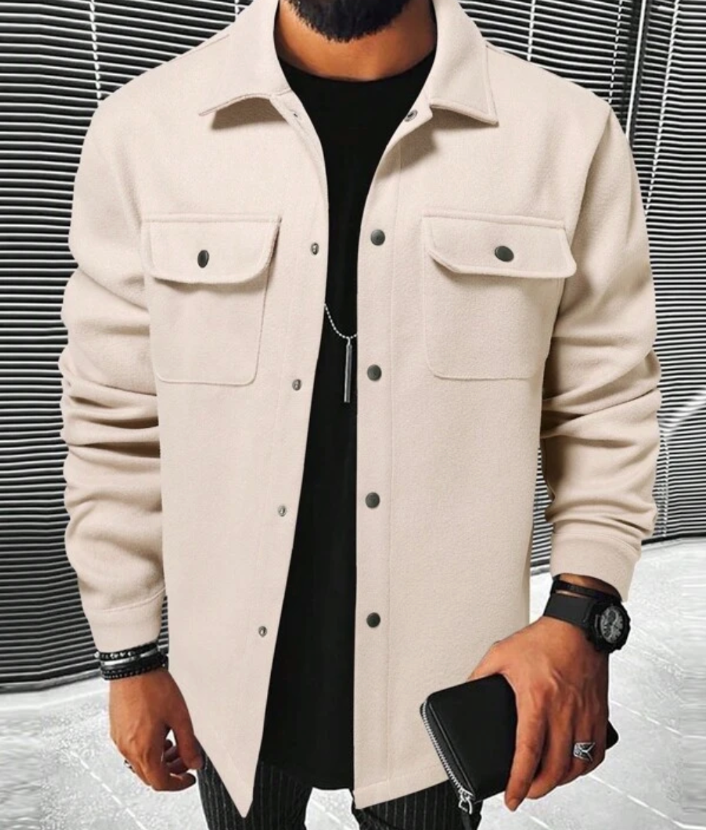 Finn – Overshirt mit Knöpfen für Herren