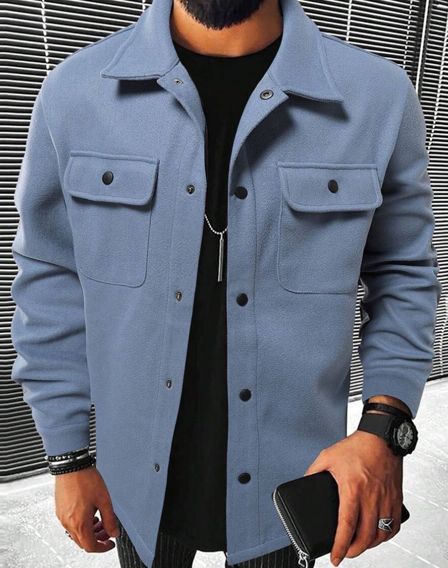 Finn – Overshirt mit Knöpfen für Herren