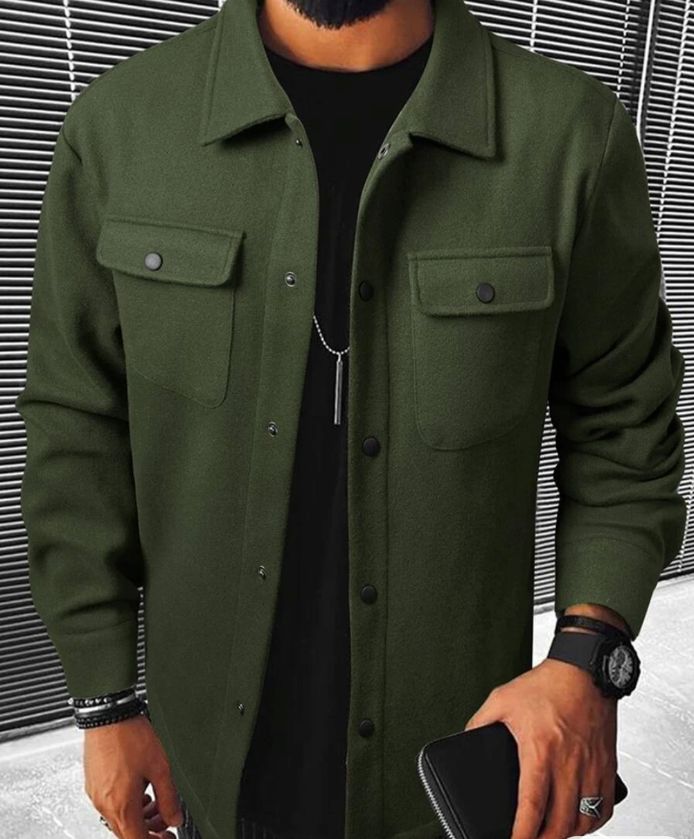 Finn – Overshirt mit Knöpfen für Herren