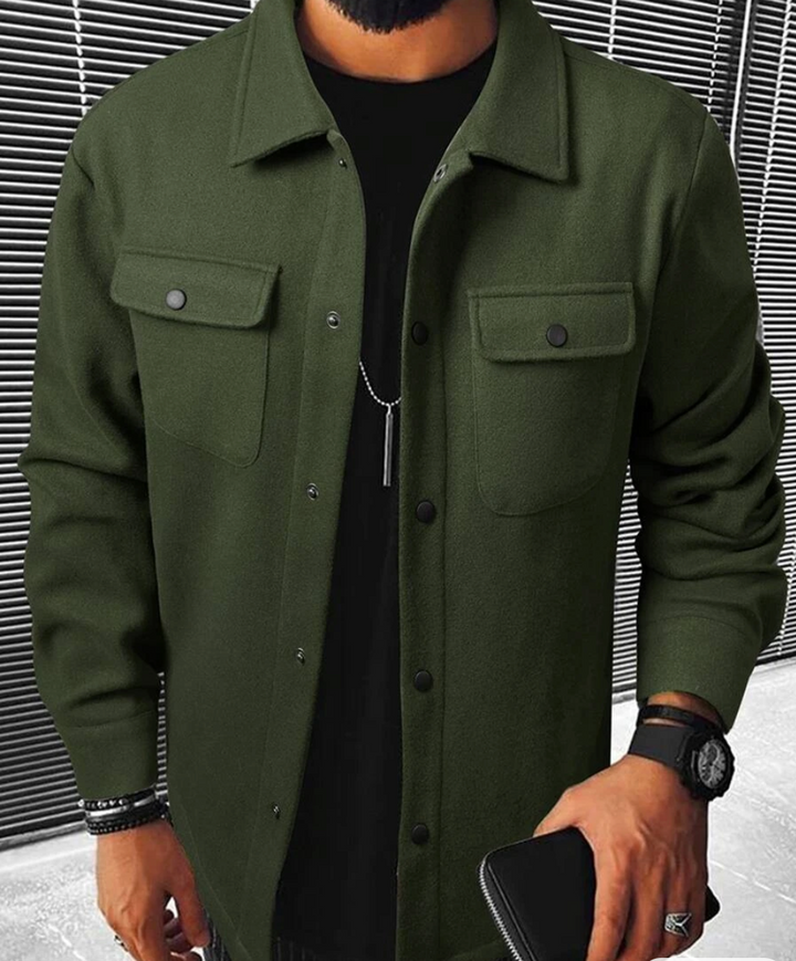 Finn – Overshirt mit Knöpfen für Herren