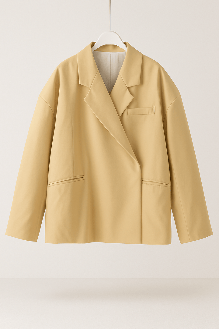 Oversize Blazer Damen | Knopflos & Clean Look
