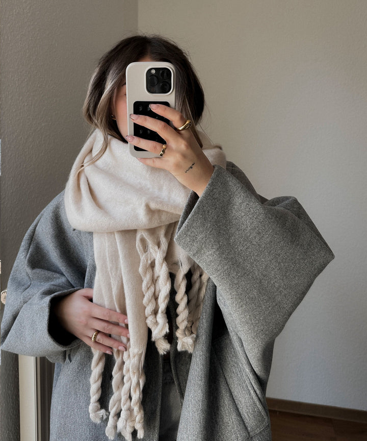 Oversize Jacke Joana Grau