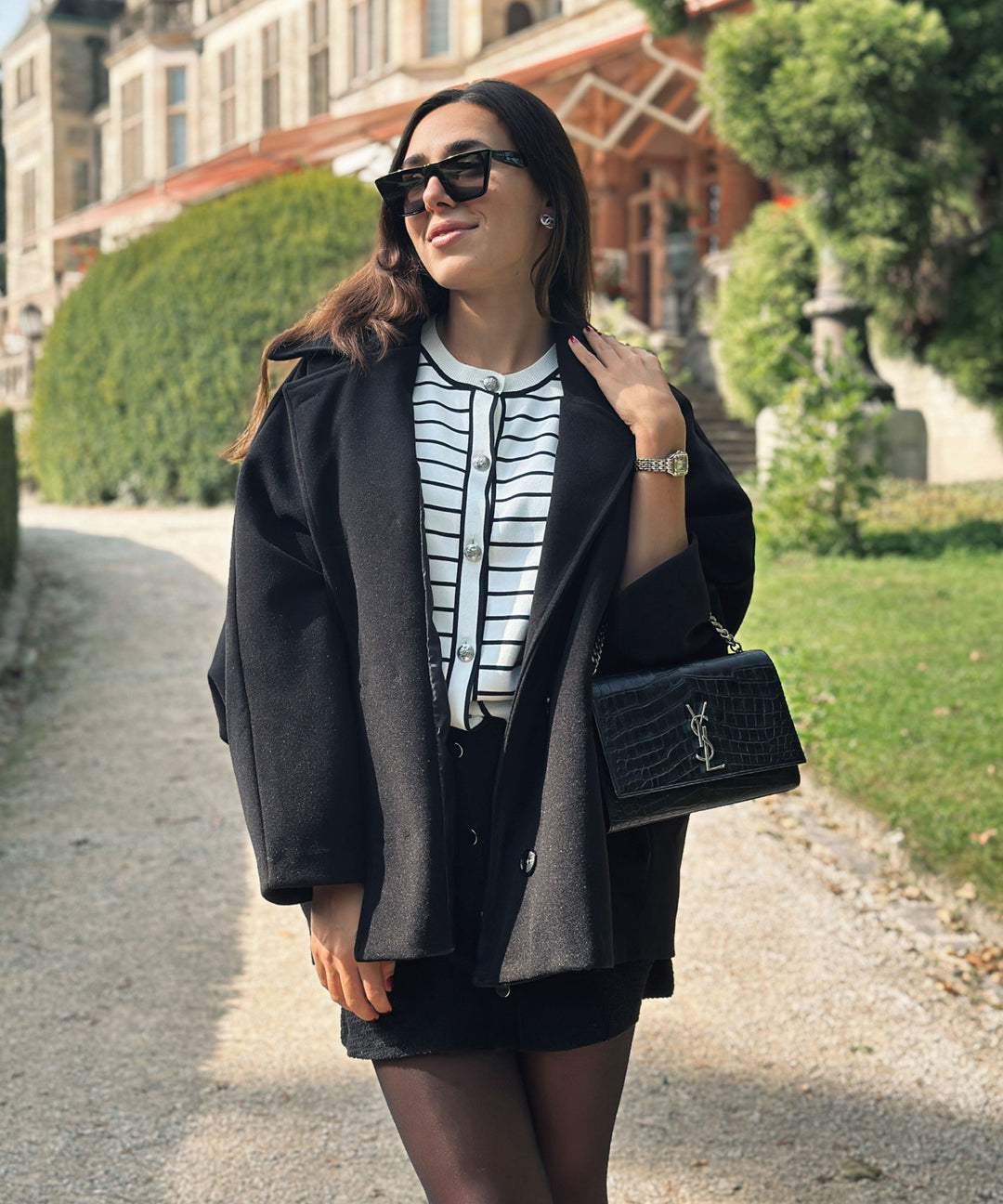 Oversize Jacke Joana Schwarz