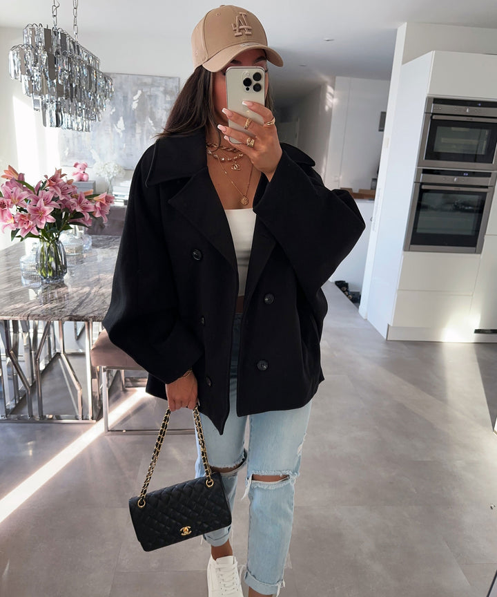 Oversize Jacke Joana Schwarz