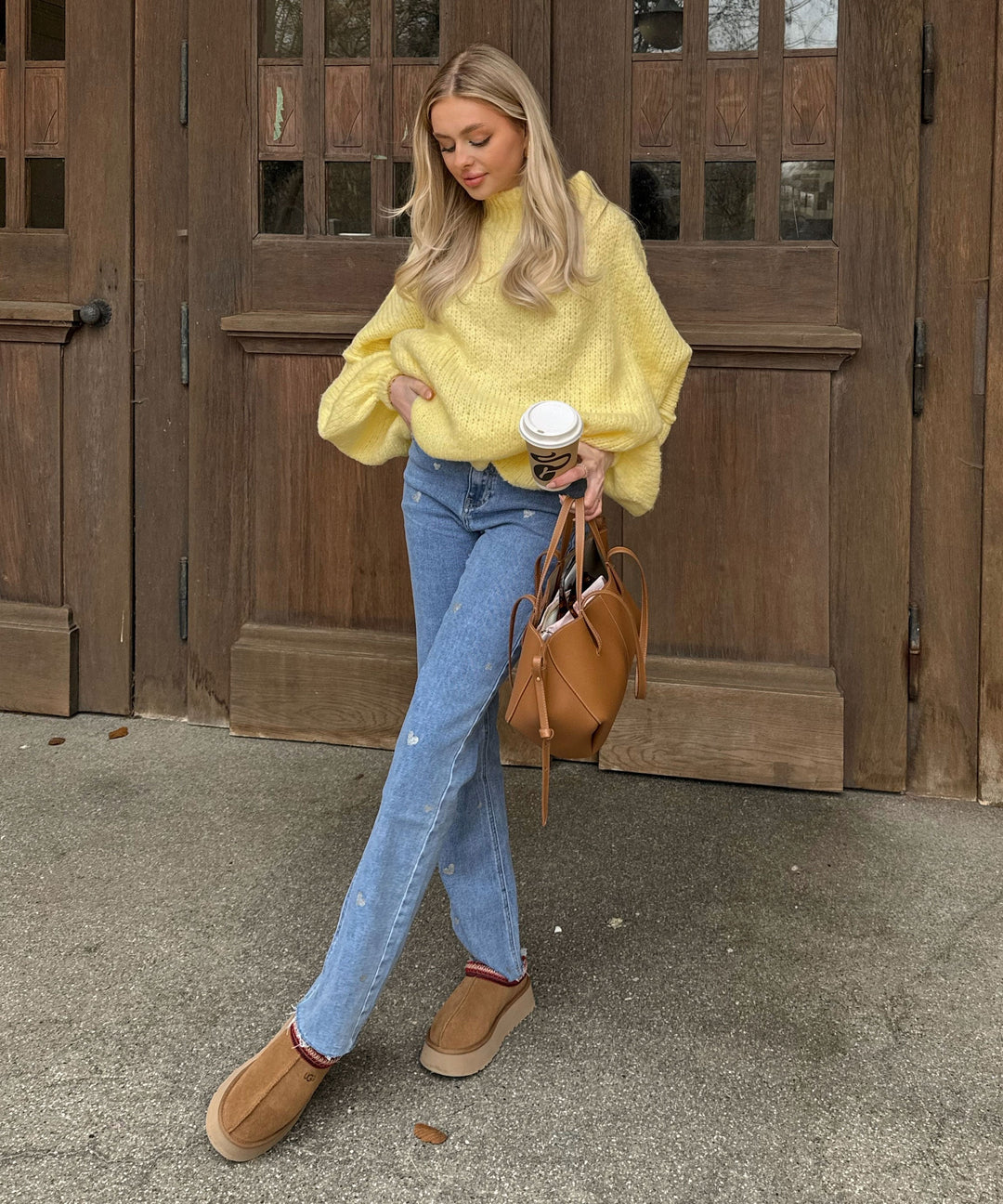 Oversize Pullover Nata Gelb  Ladypolitan ♡   
