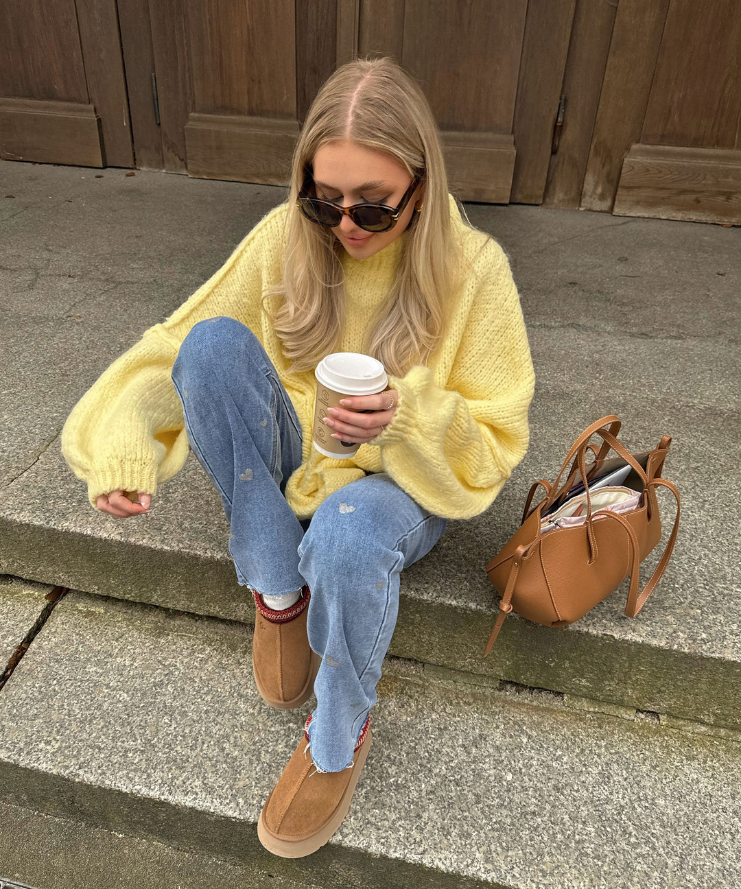 Oversize Pullover Nata Gelb  Ladypolitan ♡   