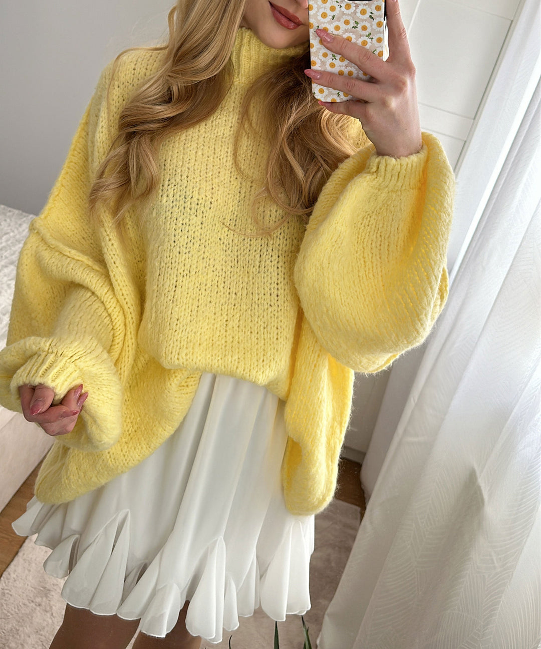 Oversize Pullover Nata Gelb  Ladypolitan ♡   