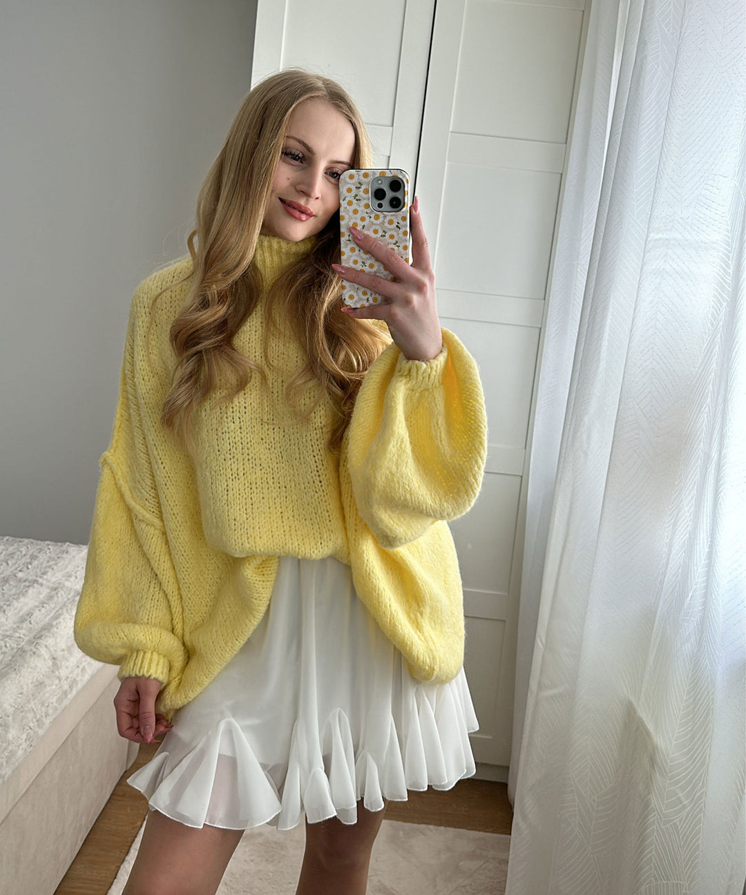 Oversize Pullover Nata Gelb  Ladypolitan ♡   