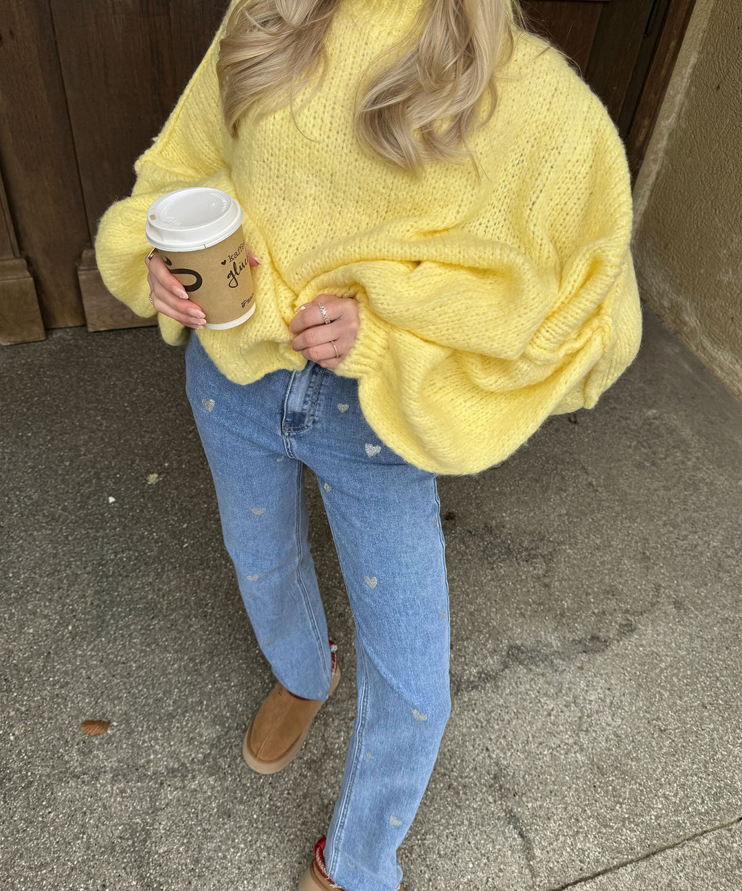 Oversize Pullover Nata Gelb  Ladypolitan ♡   