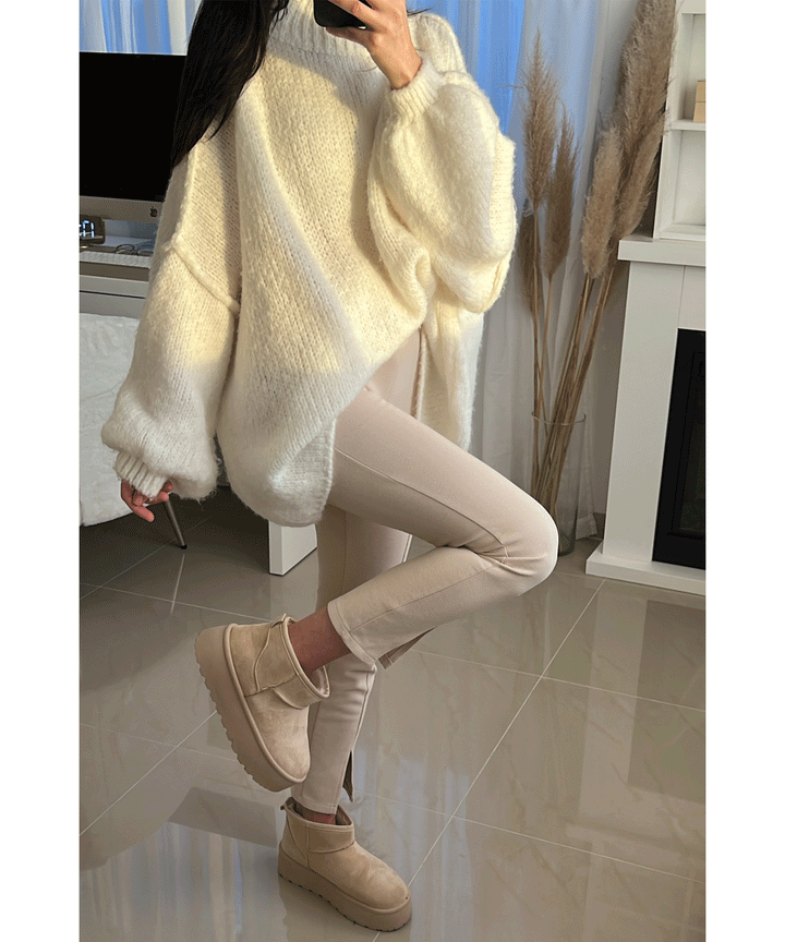 Oversize Pullover Nata Weiß  Ladypolitan ♡   