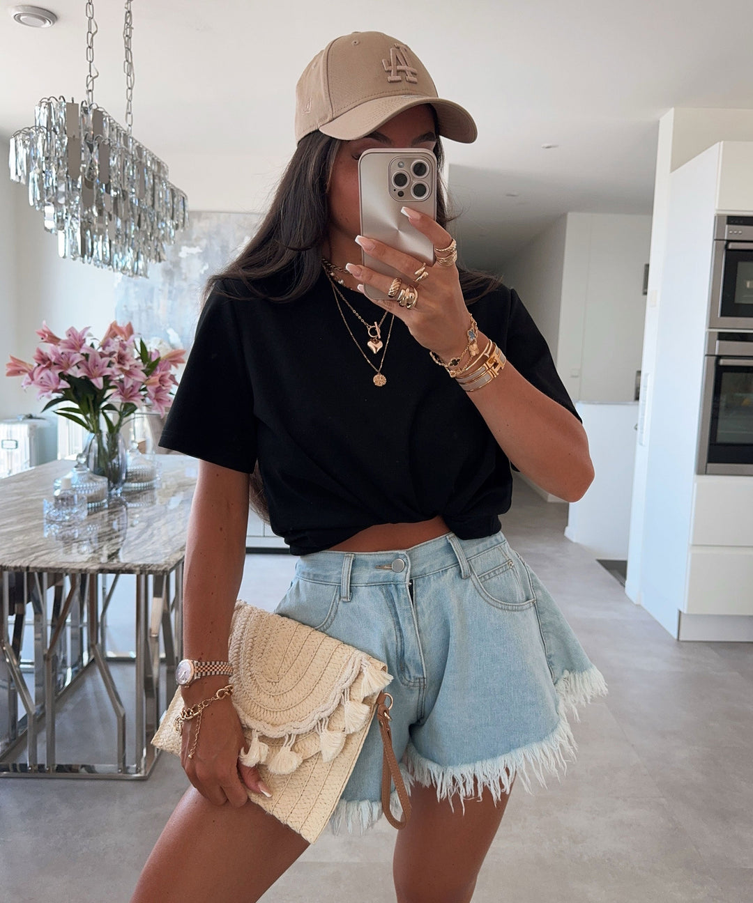 Oversize T-Shirt Triana Schwarz