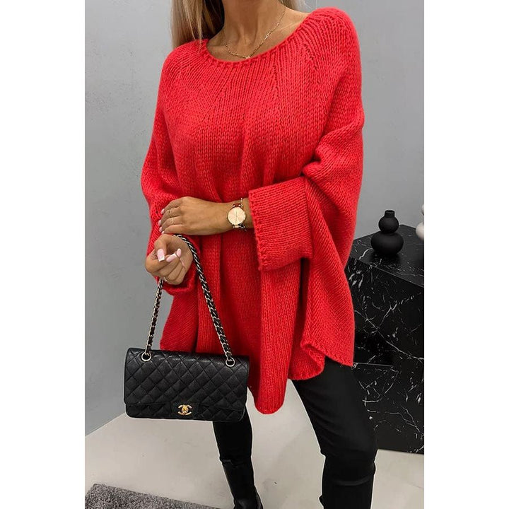 Oversized Spätsommer-Pullover