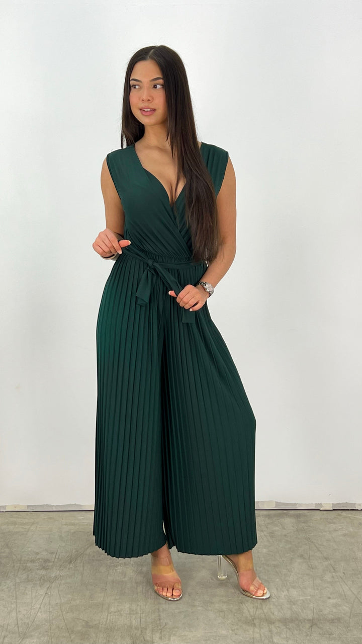 PLISSEE JUMPSUIT