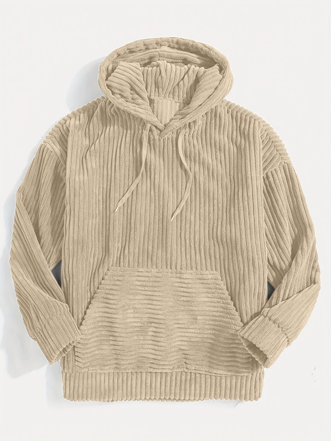 PULLOVER MIT KAPUZE AUS CORD