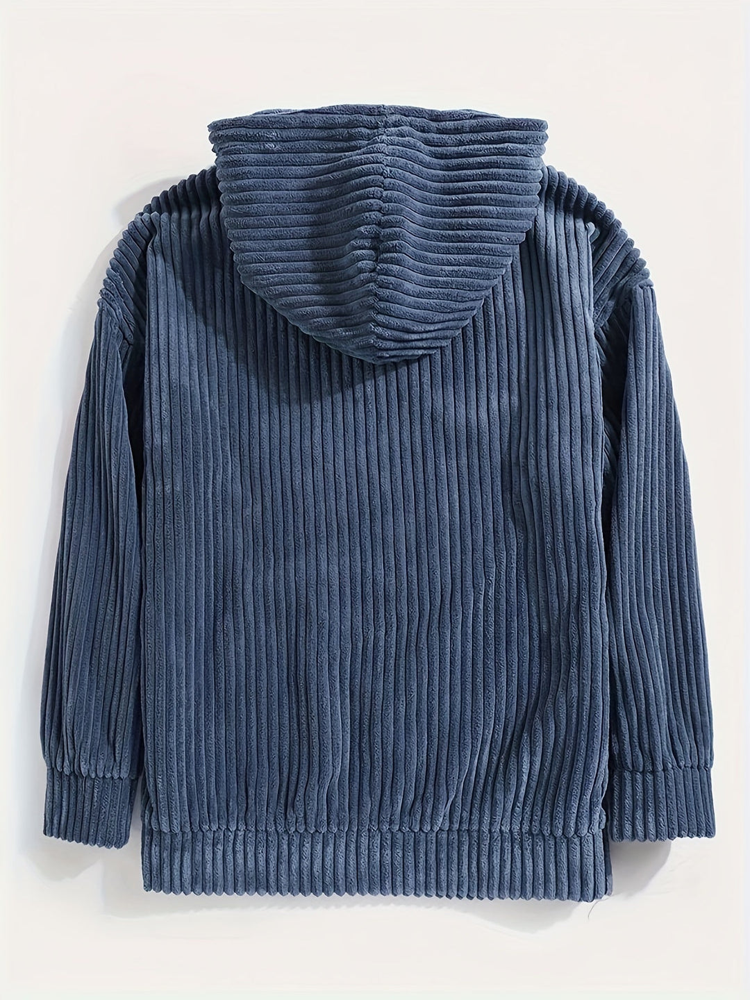 PULLOVER MIT KAPUZE AUS CORD
